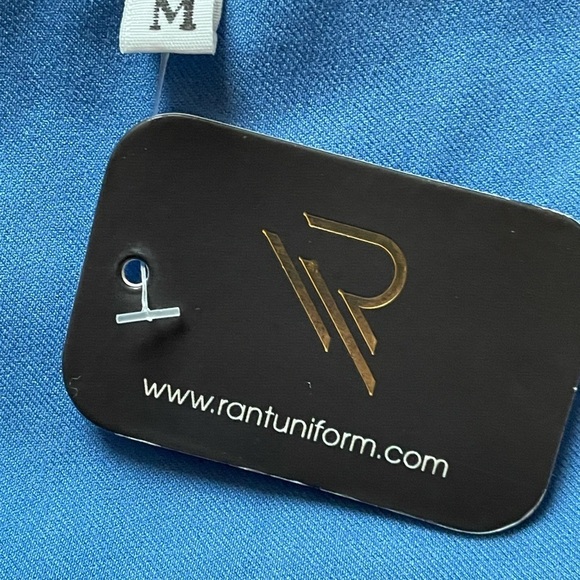 Rant Medical Scrub Top. Ceil Blue. Size Medium - Picture 5 of 9